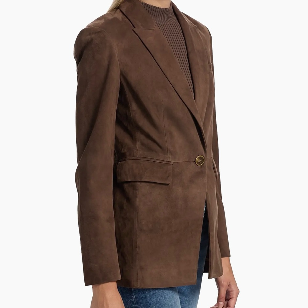 Veronica Beard Duane suede blazer - Picture 8 of 12